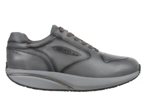 MBT MBT-1997 LEATHER WINTER SNEAKERS MAN GREY/GREY SOLE